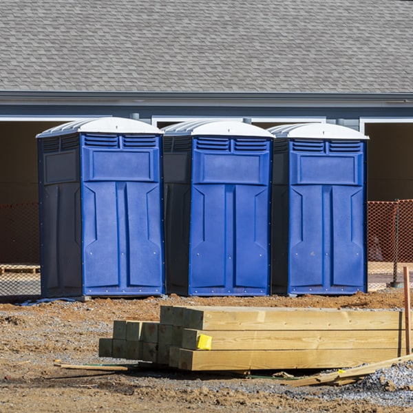 how do you ensure the portable restrooms are secure and safe from vandalism during an event in Alfred Texas